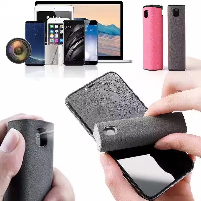 Screen Cleaning Kit - 2-In-1 Mobile Phone Screen Spray Bottle
