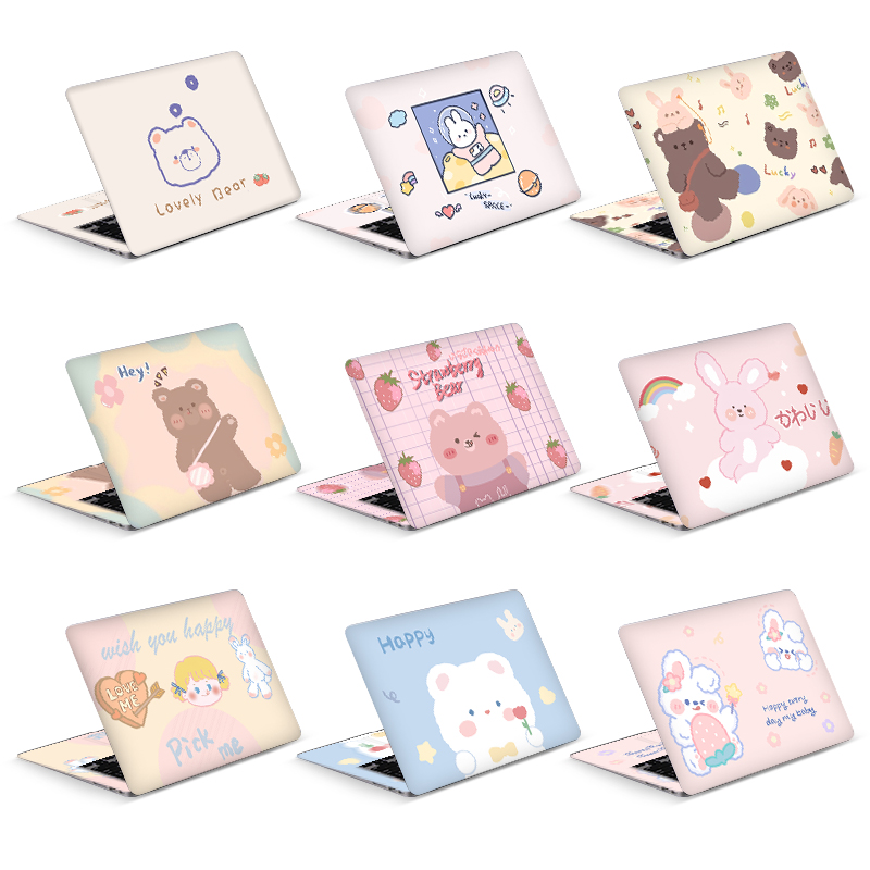 Laptop Accessories Macbook - Universal Cartoon Laptop Cover Stickers Skins