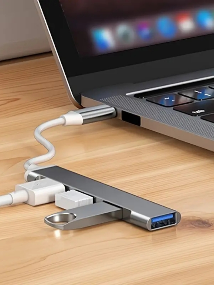 Apple Accessories Laptop - 4-Port Multi-Splitter Type C Hub USB