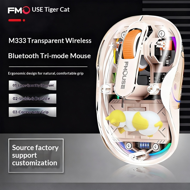 Laptop External Accessories - Model M333 Tri Mode Wireless Bluetooth