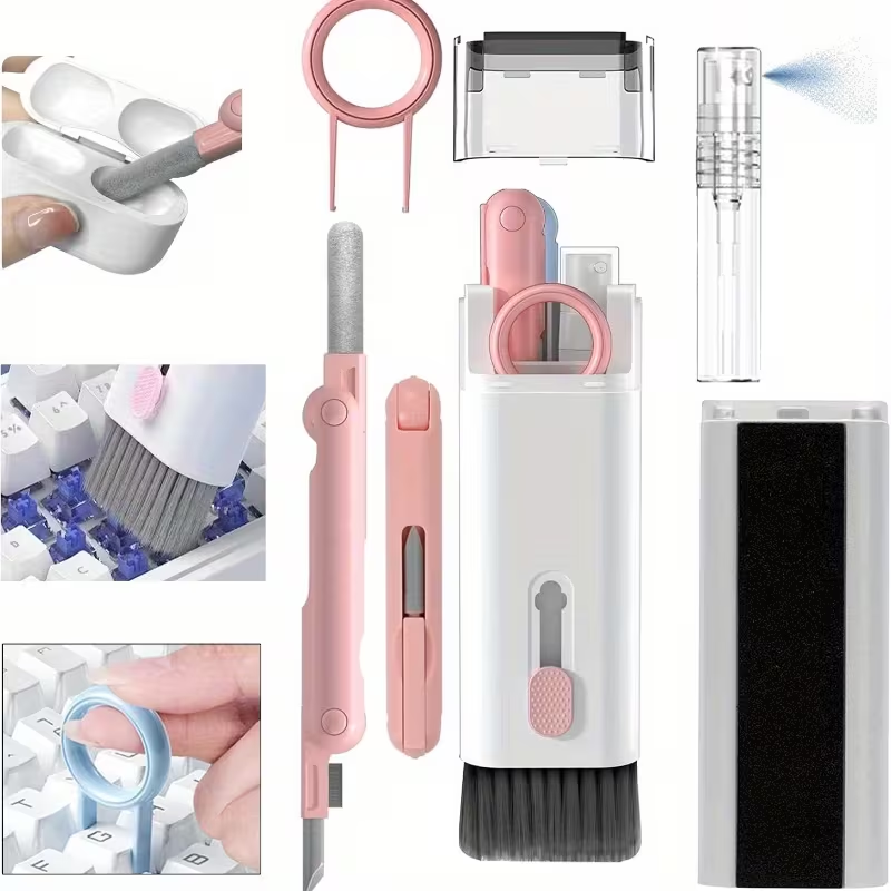 Screen Cleaning Kit - 7-in-1 Wireless Earphone Cleaning Pen, Earbud