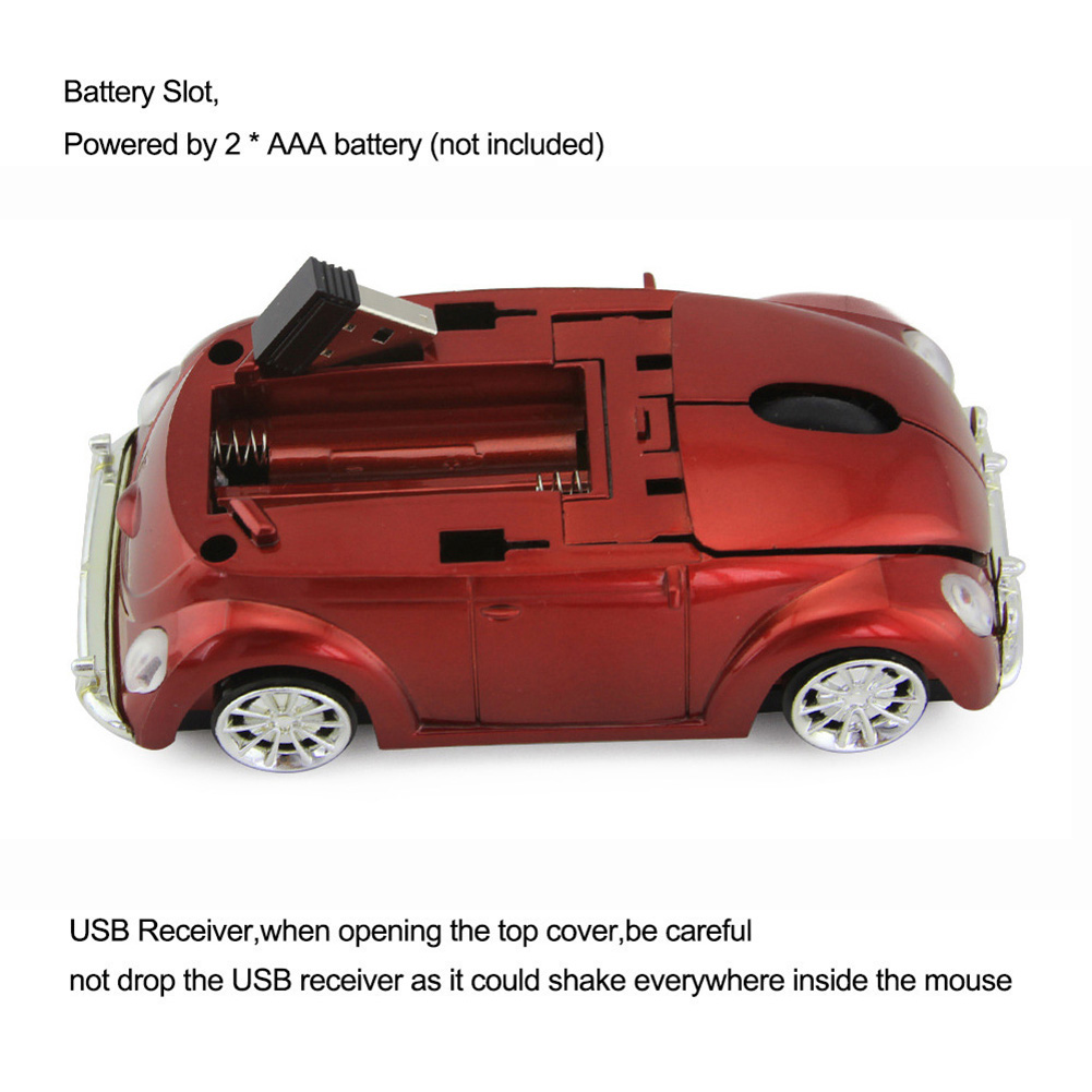Wireless Car Shape Computer Mo - Laptop External Accessories 评论和价格