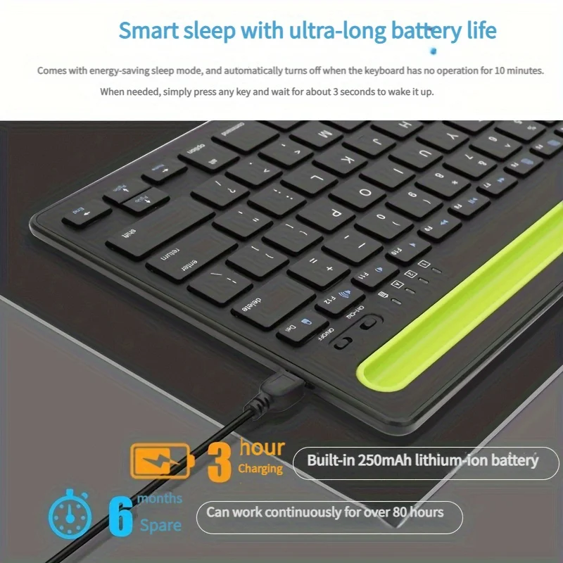 Bluetooth Keyboard Compatible  - Laptop Ergonomic Accessories 评论和价格