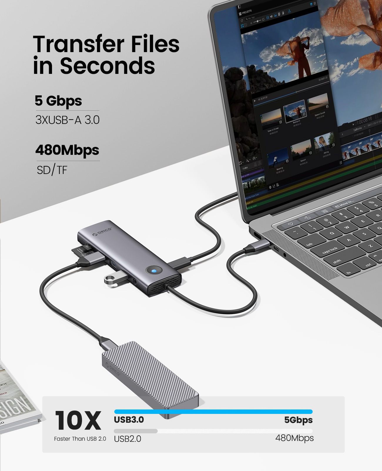 ORICO Docking Station Type C H - Laptop Accessories Macbook 评论和价格