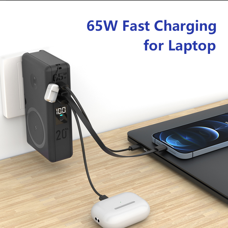 65W GaN USB C Charger Power Ba - Laptop External Accessories 评论和价格