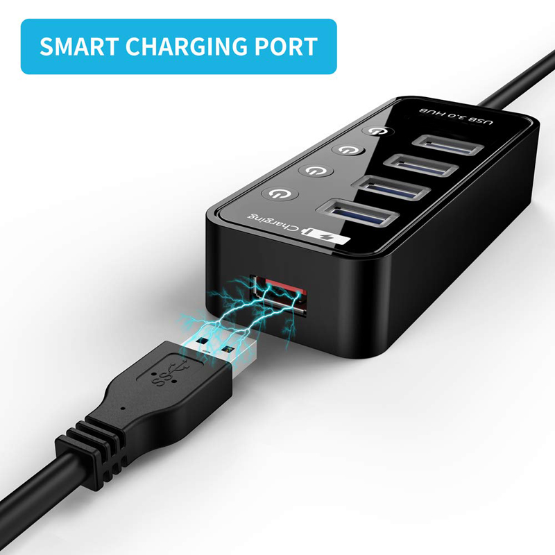 USB HUB 3.0 4 7 Port Smart Pho - Laptop Accessories Macbook 评论和价格