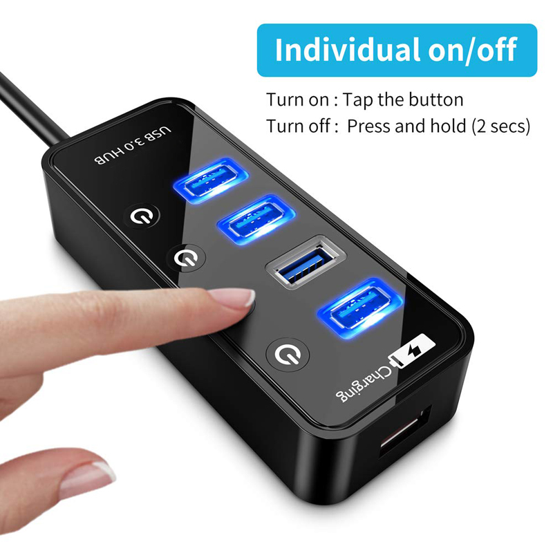 USB HUB 3.0 4 7 Port Smart Pho - Laptop Accessories Macbook 评论和价格