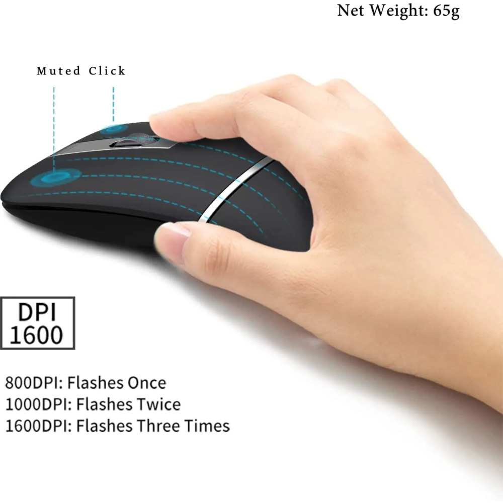 Tri-mode Bluetooth Wireless Mo - Laptop External Accessories 评论和价格