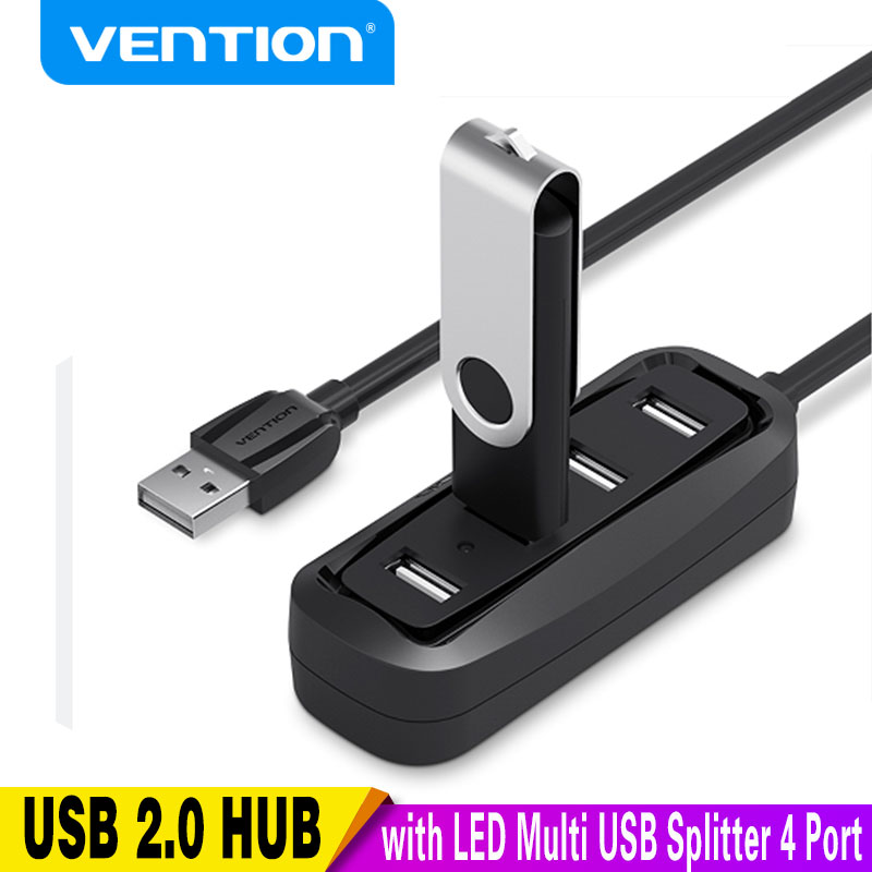 Vention USB 2.0 HUB 4 Port wit - Laptop Accessories Macbook 评论和价格