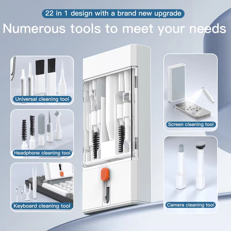 Black 22 in 1 Multi-Function C - Screen Cleaning Kit 评论和价格