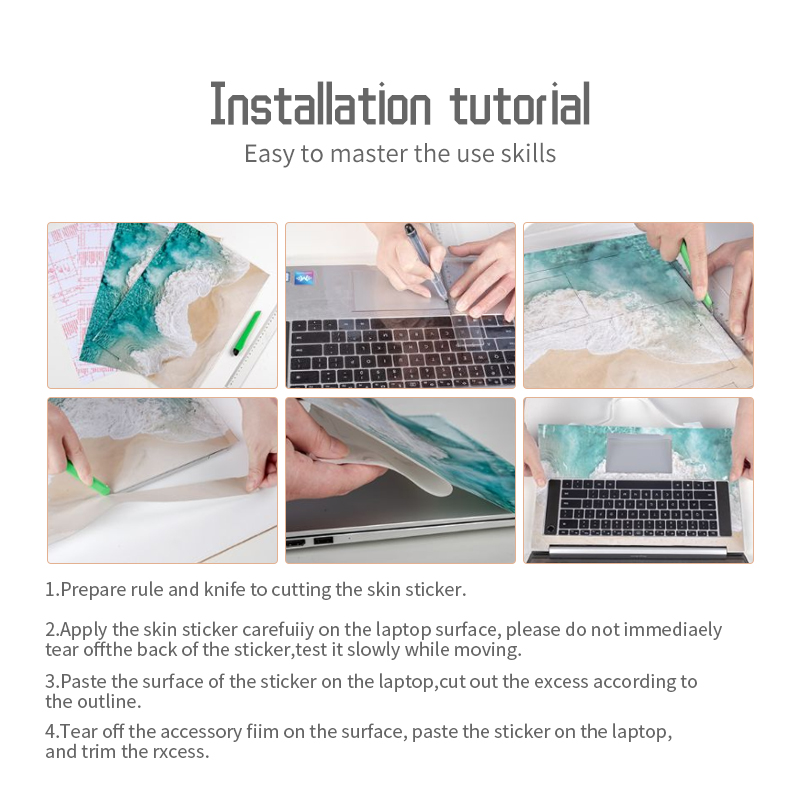 DIY Laptop Skins Stickers Note - Laptop Accessories Macbook 评论和价格