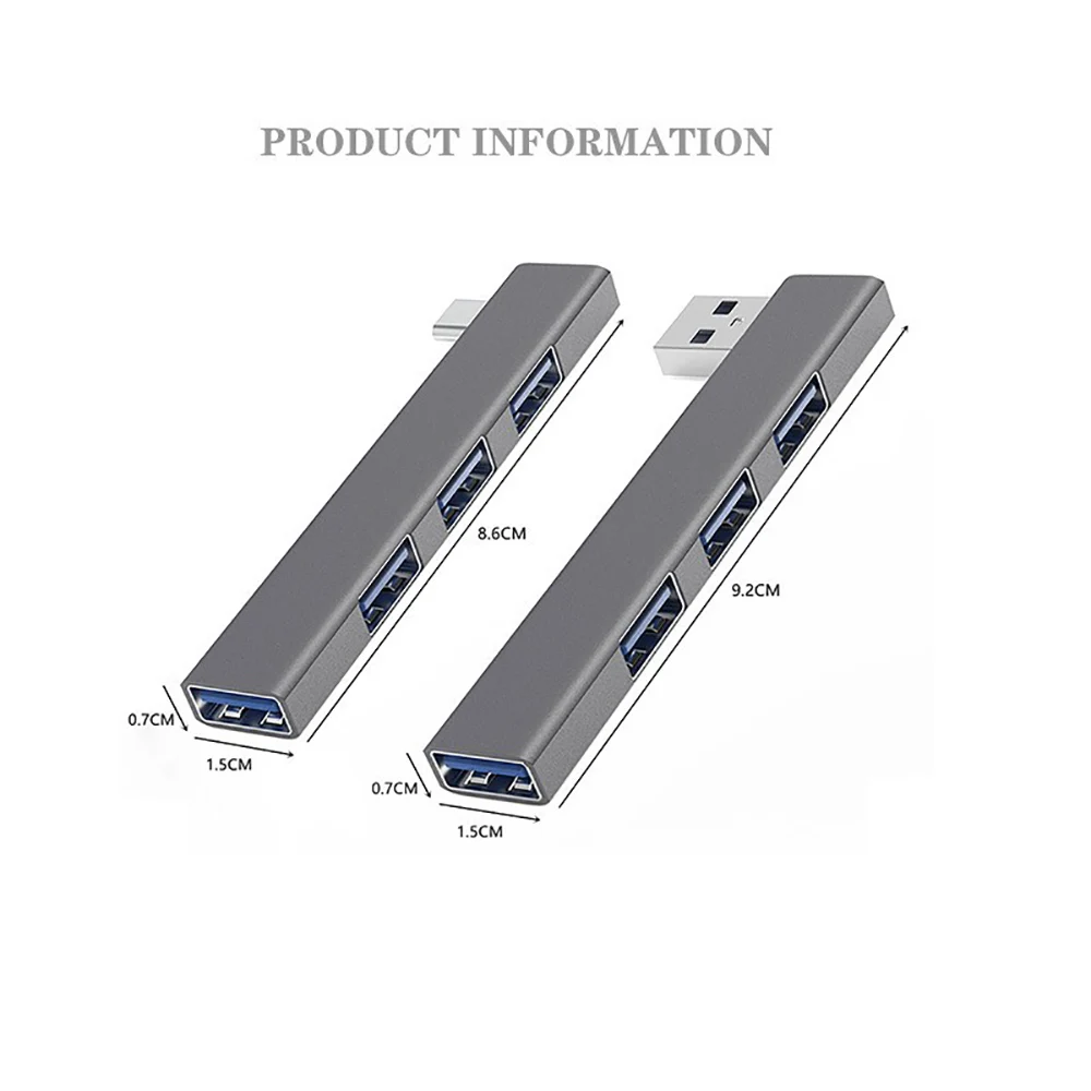Multi USB Splitter OTG Adapter - Laptop Accessories Macbook 评论和价格
