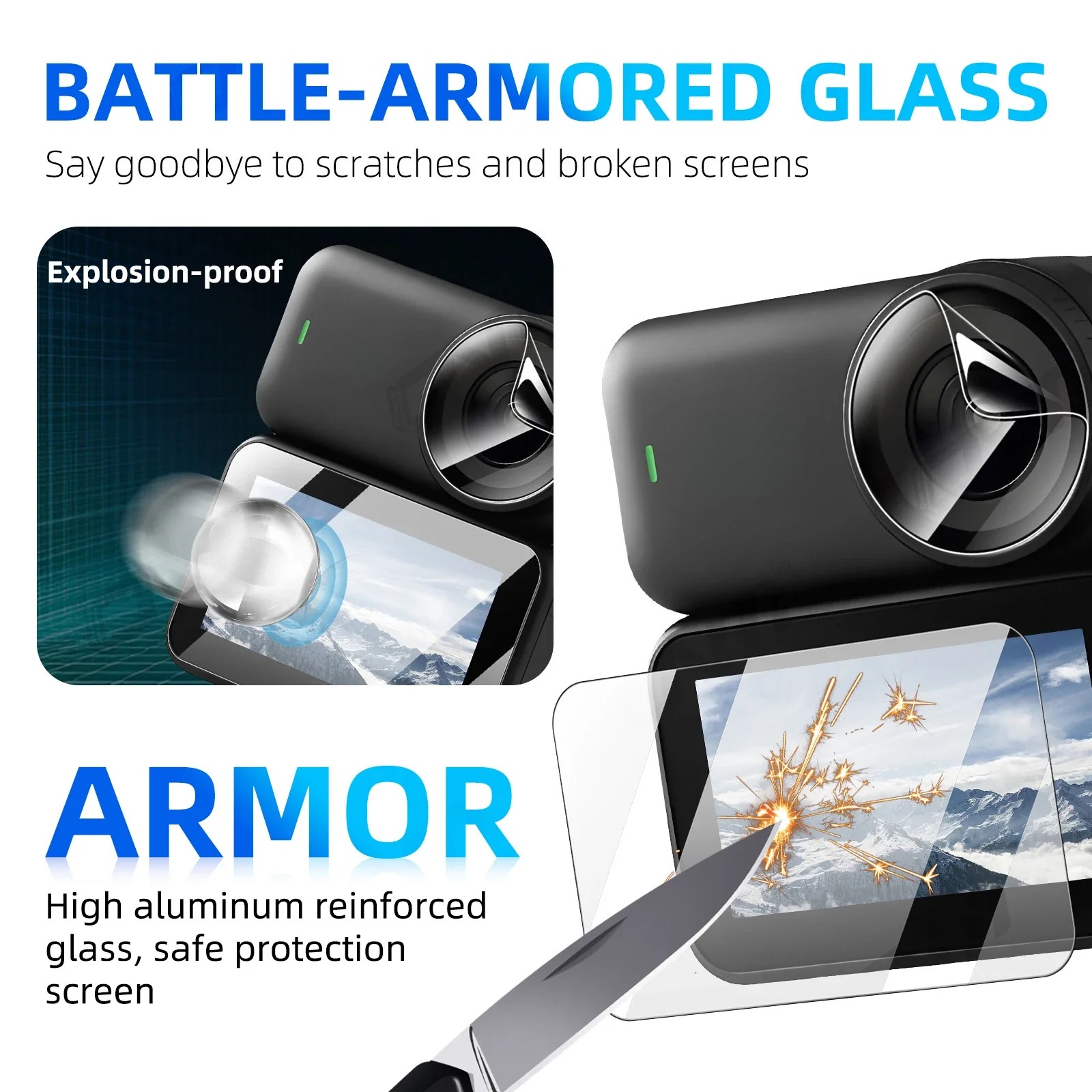 For DJI Osmo Nano 9H Tempered  - Screen Cleaning Kit 评论和价格