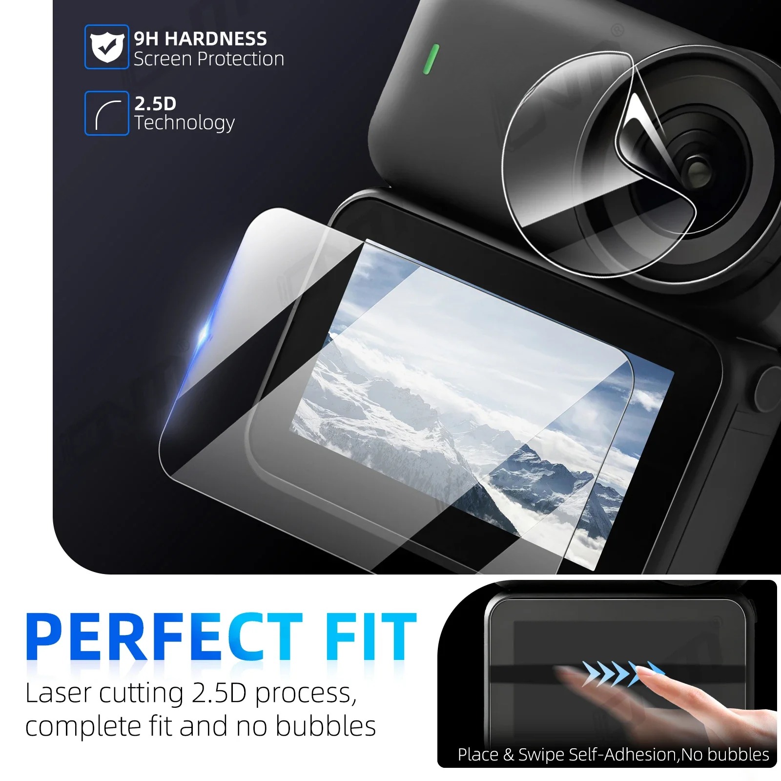 For DJI Osmo Nano 9H Tempered  - Screen Cleaning Kit 评论和价格