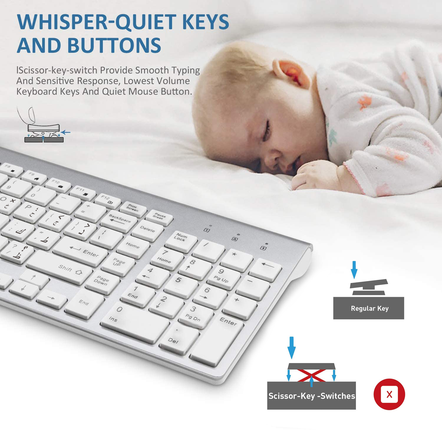 Arabic Enghish Character Slim  - Laptop External Accessories 评论和价格