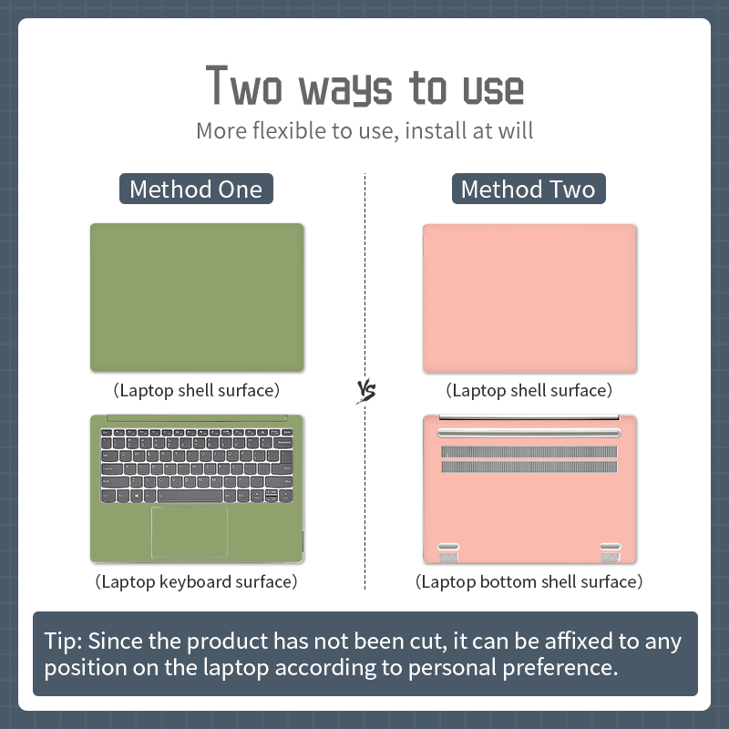 Solid Color Cover Laptop Stick - Laptop Accessories Macbook 评论和价格