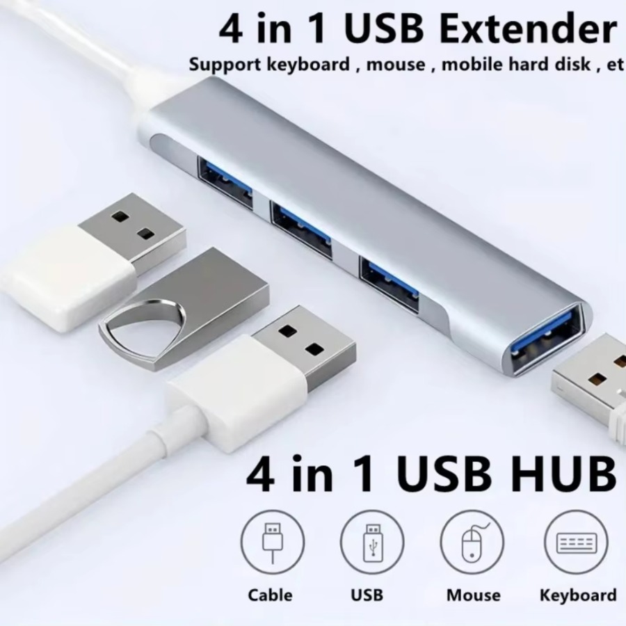 4 in 1 USB HUB USB-C HUB 4 Por - Laptop Accessories Macbook 评论和价格