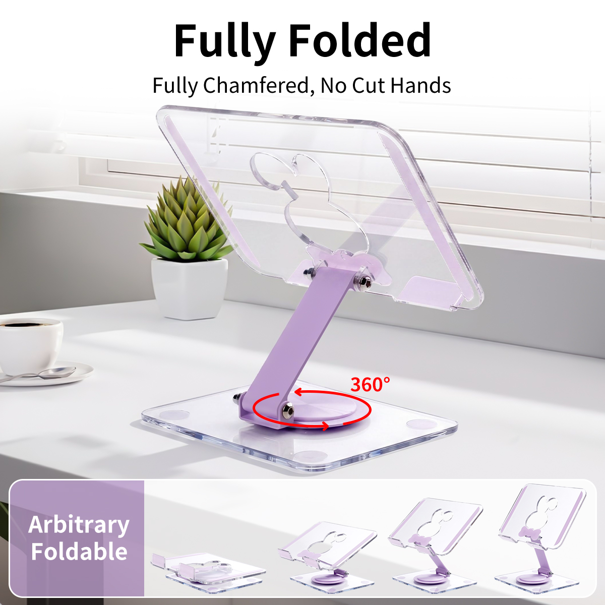 360° Rotatable Tablet Stand Ad - Laptop Ergonomic Accessories 评论和价格