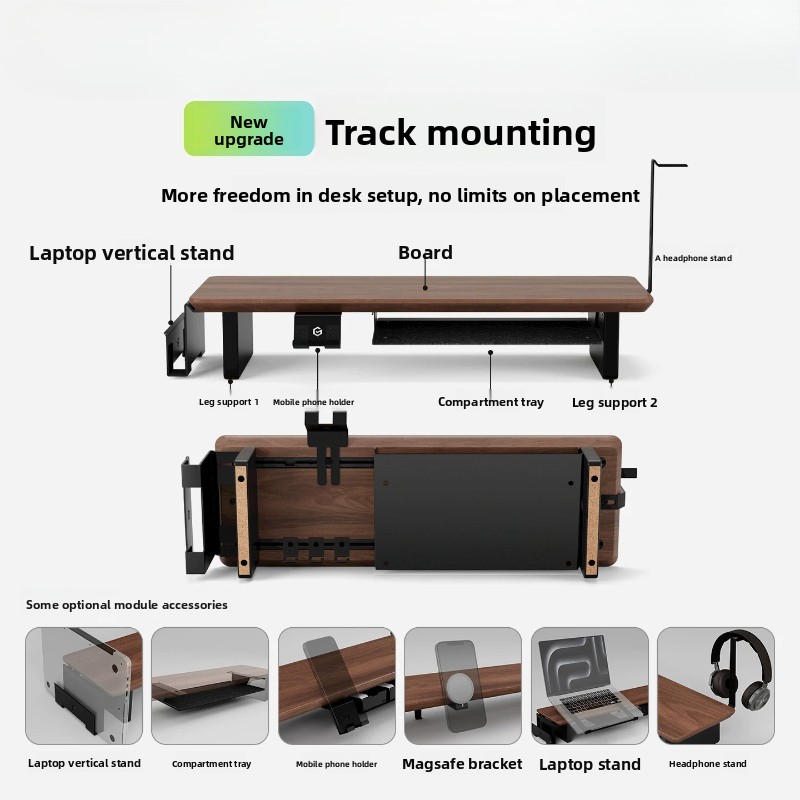 Hot Sale! Walnut Monitor Stand - Laptop Stand Riser 评论和价格
