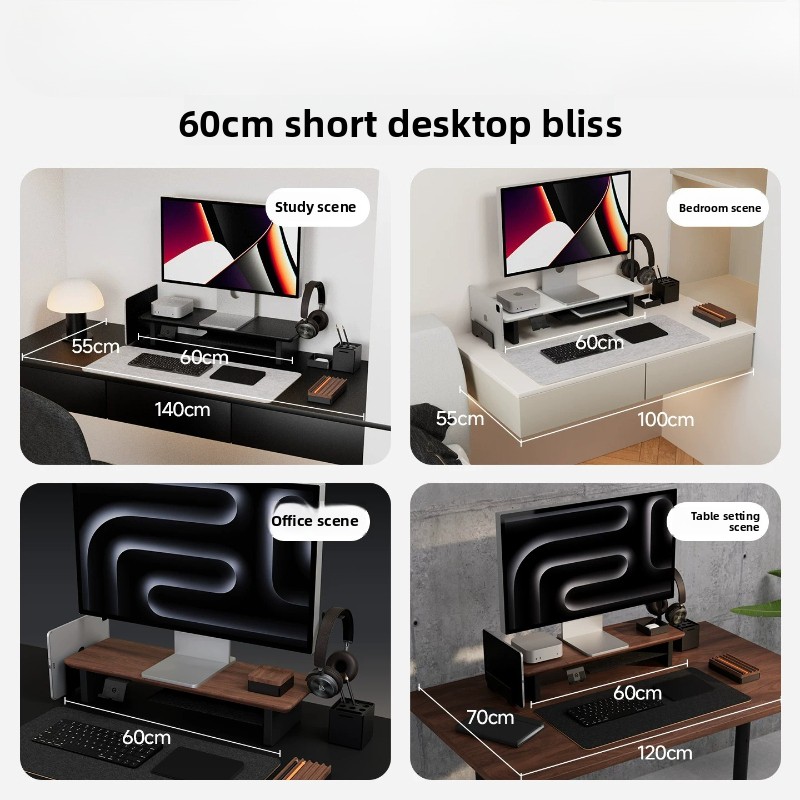 Hot Sale! Walnut Monitor Stand - Laptop Stand Riser 评论和价格
