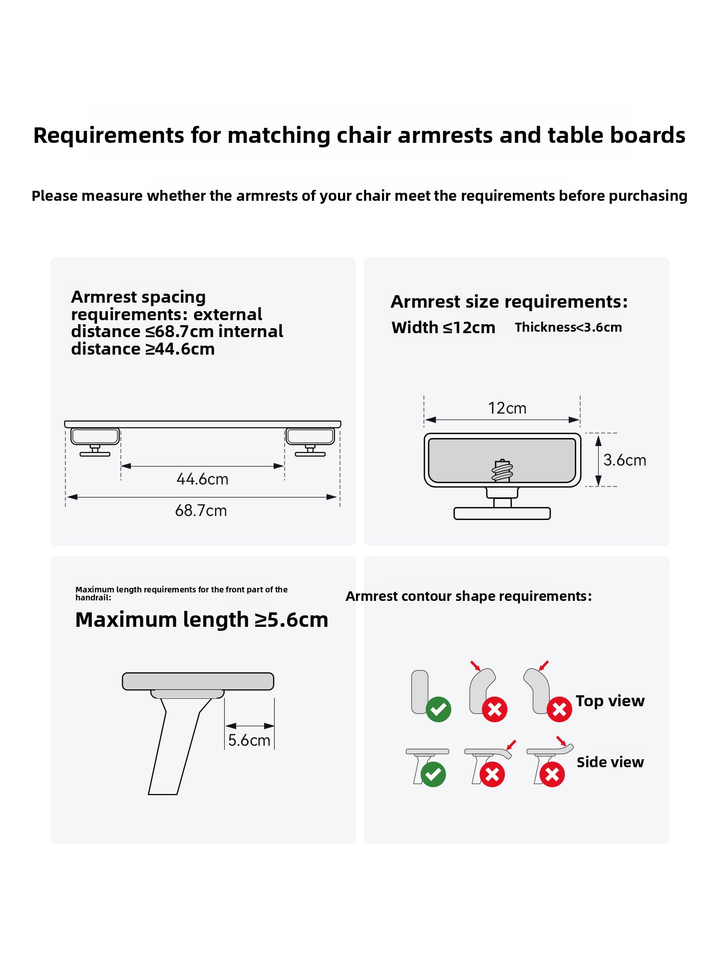 Ergonomic Chair Armrest Desk A - Laptop Ergonomic Accessories 评论和价格