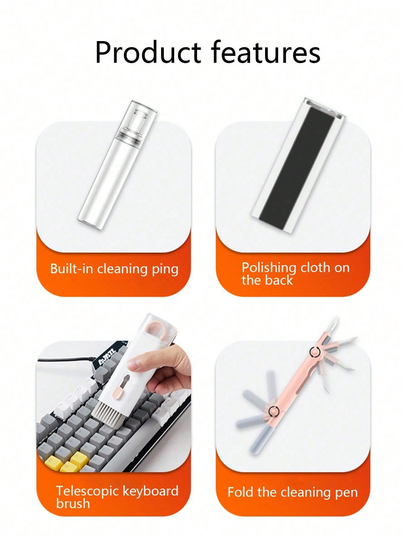 7-in-1 Multifunctional Compute - Screen Cleaning Kit 评论和价格