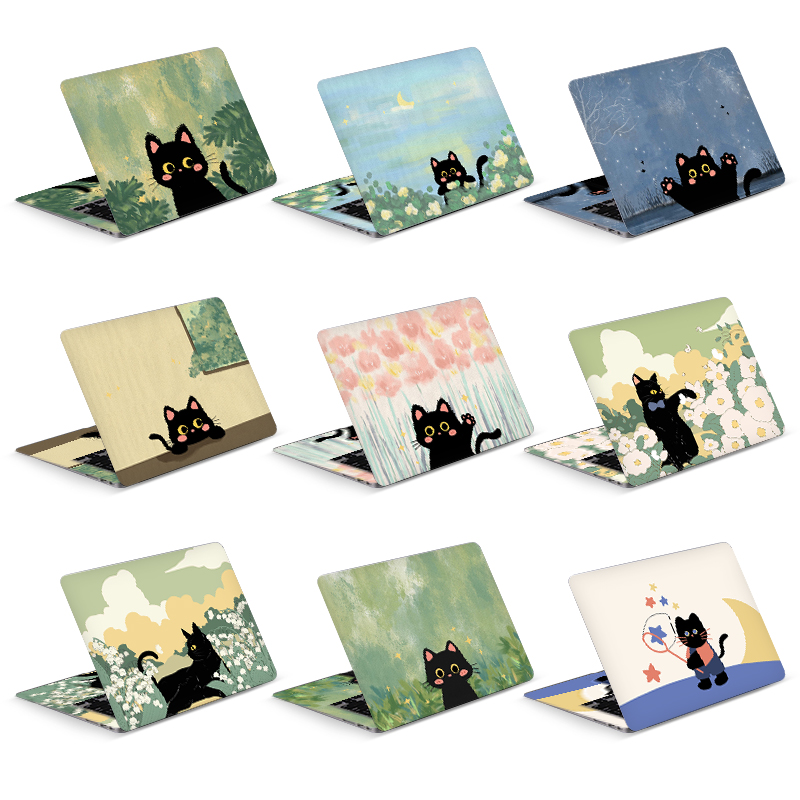 Laptop Skins Stickers Black Ca - Laptop Accessories Macbook 评论和价格