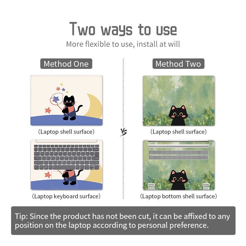 Laptop Skins Stickers Black Ca - Laptop Accessories Macbook 评论和价格