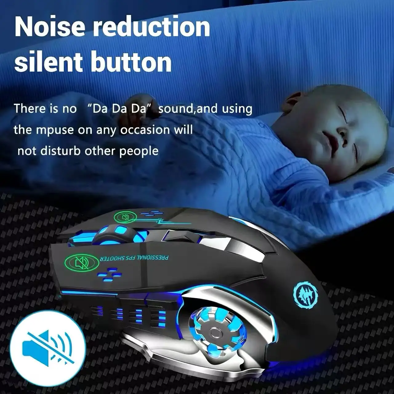 Wireless Gaming Mouse Bluetoot - Laptop External Accessories 评论和价格